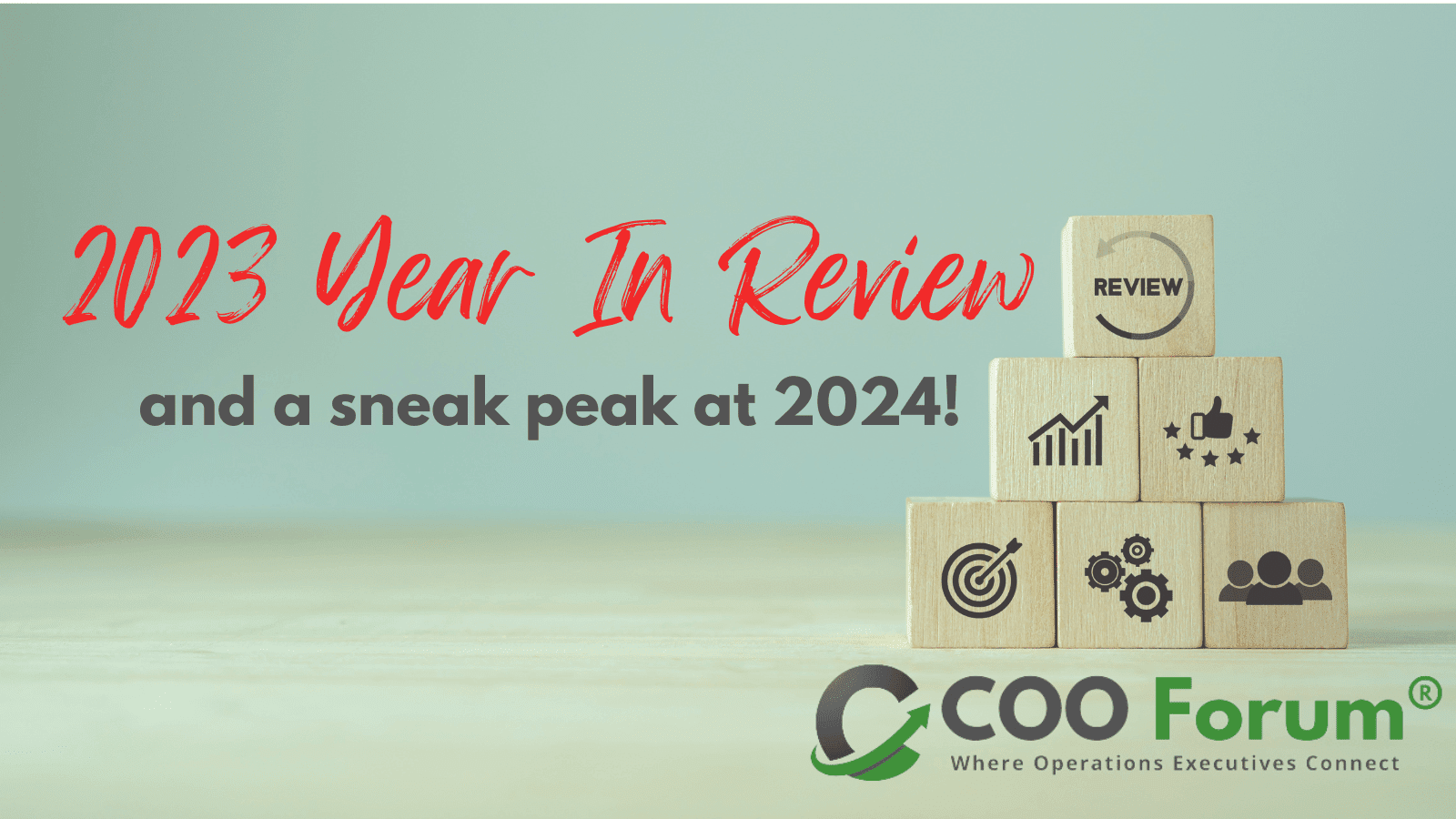 2023 COO Forum Year in Review 